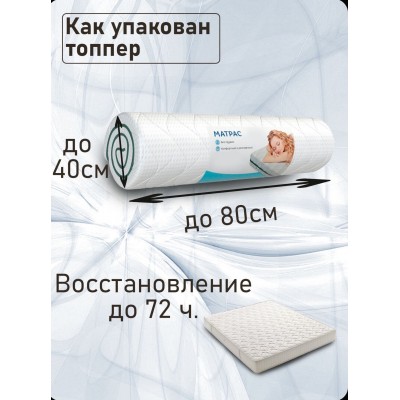 Матрас - наматрасник Топпер Лакс-2
